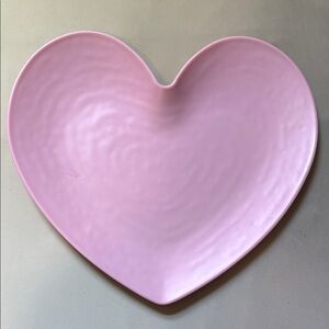 THRESHOLD Melamine Pink Heart Plate